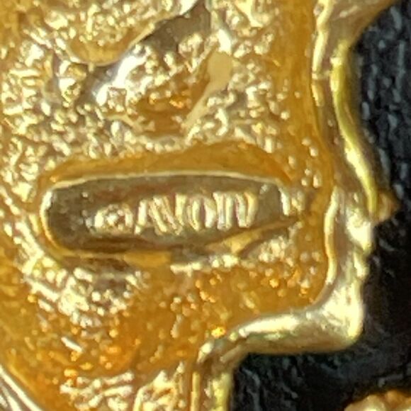 Vintage 1994 Mother & Child Baby Heart Pendant Necklace Gold Tone Signed 21” - Picture 4 of 6